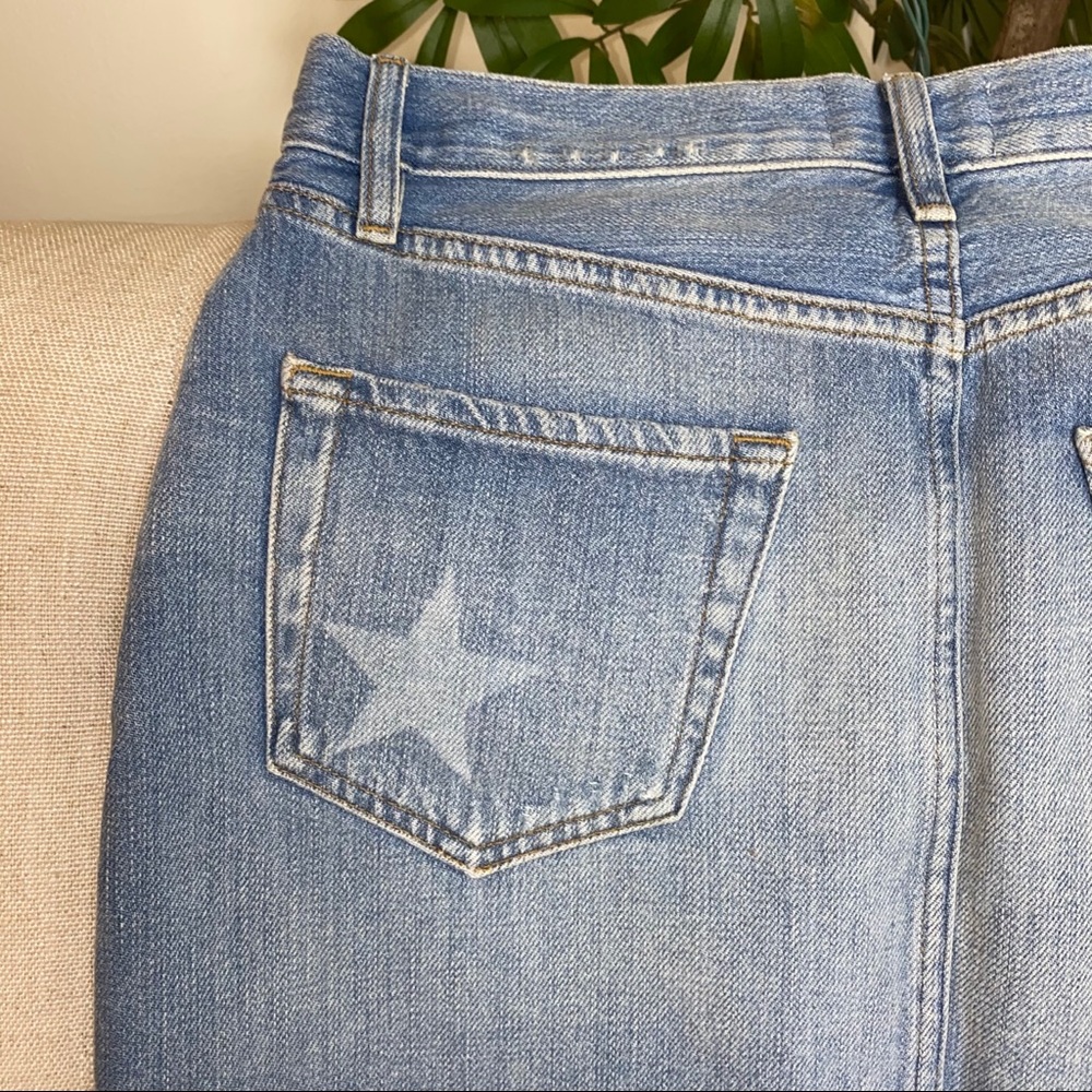 ☘️HP☘️Frame Denim Skirt with Stars - Picture 7 of 11